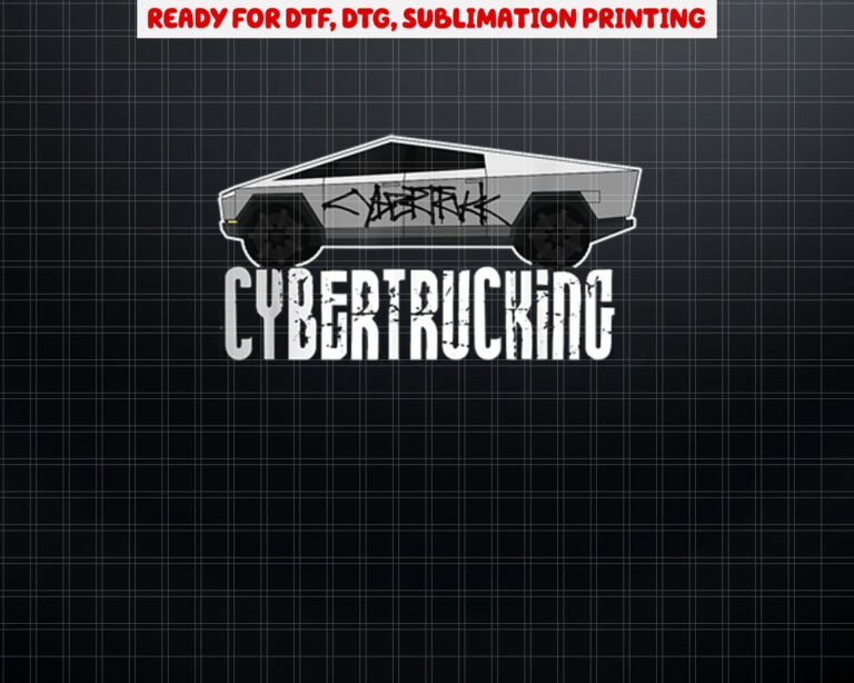CyberTrucking Futuristic Technology Shirt PNG, DTF, DTG, Sublimation Design