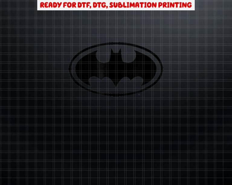 DC Comics Batman Classic Large   Shirt PNG, DTF, DTG, Sublimation Design