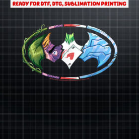 DC Comics Batman Villains  Shirt PNG, DTF, DTG, Sublimation Design