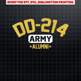 DD214 US Army Alumni Vintage Shirt PNG, DTF, DTG, Sublimation Design