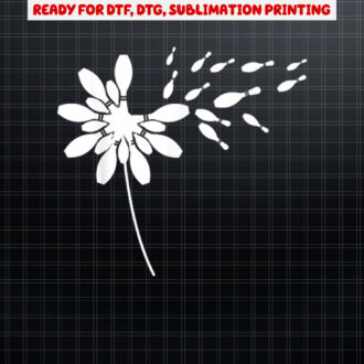 Dandelion Bowling Team Apparel  Player Gear Pin Bowling Shirt PNG, DTF, DTG, Sublimation Design
