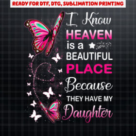 Daughter My Guardian Angel In Heaven Memorial Day Men Women Shirt PNG, DTF, DTG, Sublimation Design