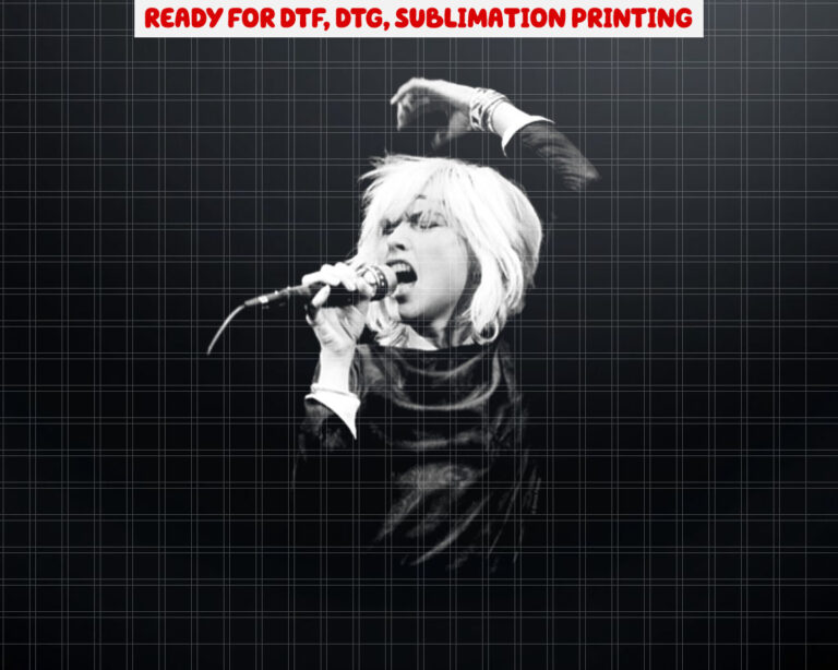 Debbie Harry Blondie Live By Simon Fowler Shirt PNG, DTF, DTG, Sublimation Design