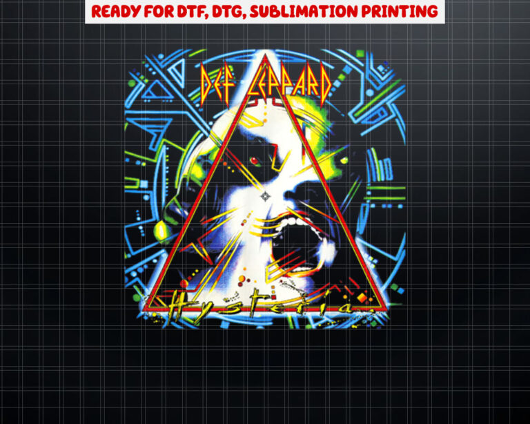 Def Leppard  Hysteria Album  Shirt PNG, DTF, DTG, Sublimation Design