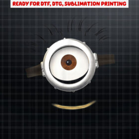 Despicable Me Minions Carl Face Graphic Shirt PNG, DTF, DTG, Sublimation Design