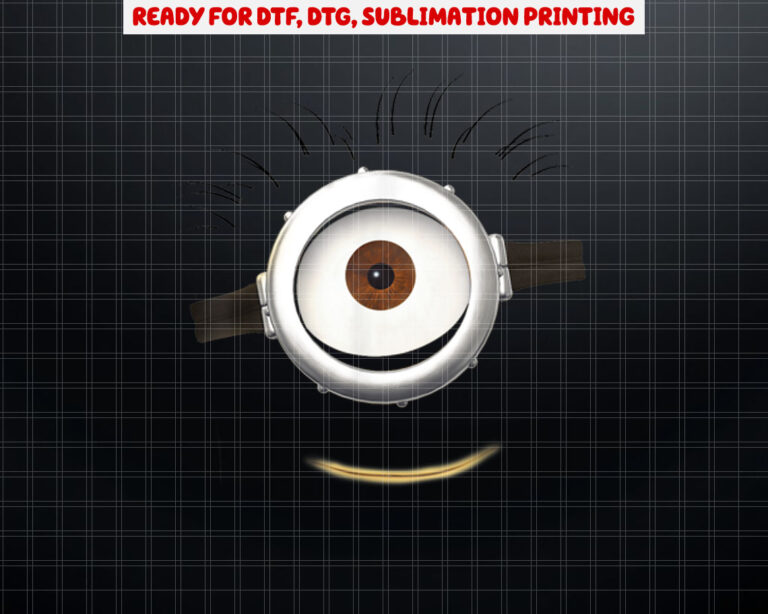 Despicable Me Minions Carl Face Graphic Shirt PNG, DTF, DTG, Sublimation Design