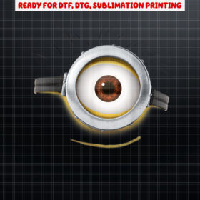Despicable Me Minions Carl Side Smile Graphic Shirt PNG, DTF, DTG, Sublimation Design