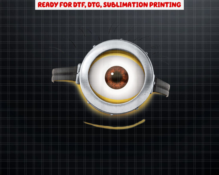 Despicable Me Minions Carl Side Smile Graphic Shirt PNG, DTF, DTG, Sublimation Design