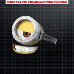 Despicable Me Minions Carl Smirk Face Graphic Shirt PNG, DTF, DTG, Sublimation Design