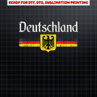 Deutschland Germany Shirt PNG, DTF, DTG, Sublimation Design