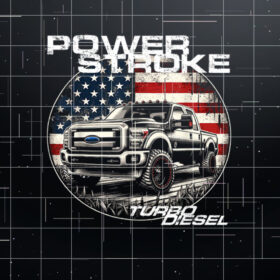 Diesel Power Stroke Truck 67 Coal Rolling Diesel Power Shirt PNG, DTF, DTG, Sublimation Design