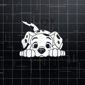 Disney 101 Dalmatians Playful Position Puppy  V2 Shirt PNG, DTF, DTG, Sublimation Design