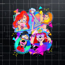 Disney A Goofy Movie Bubble Gum Retro Nineties Shirt PNG, DTF, DTG, Sublimation Design