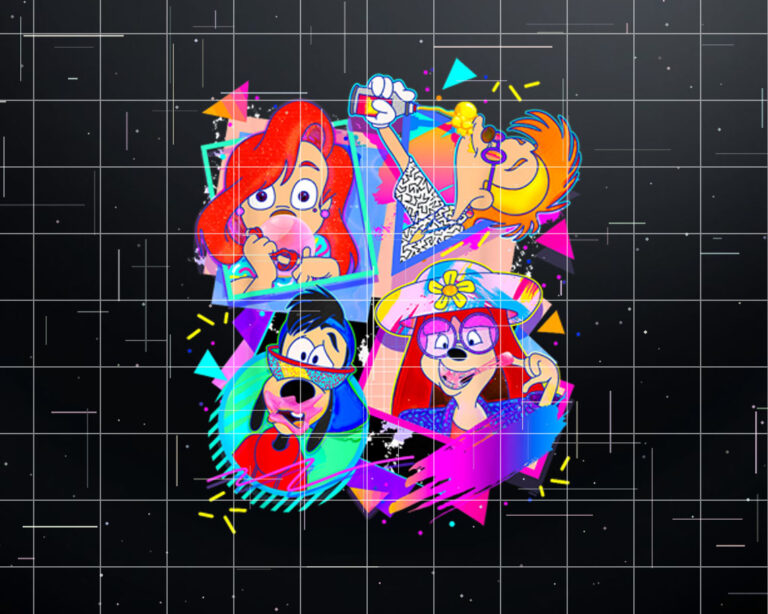 Disney A Goofy Movie Bubble Gum Retro Nineties Shirt PNG, DTF, DTG, Sublimation Design