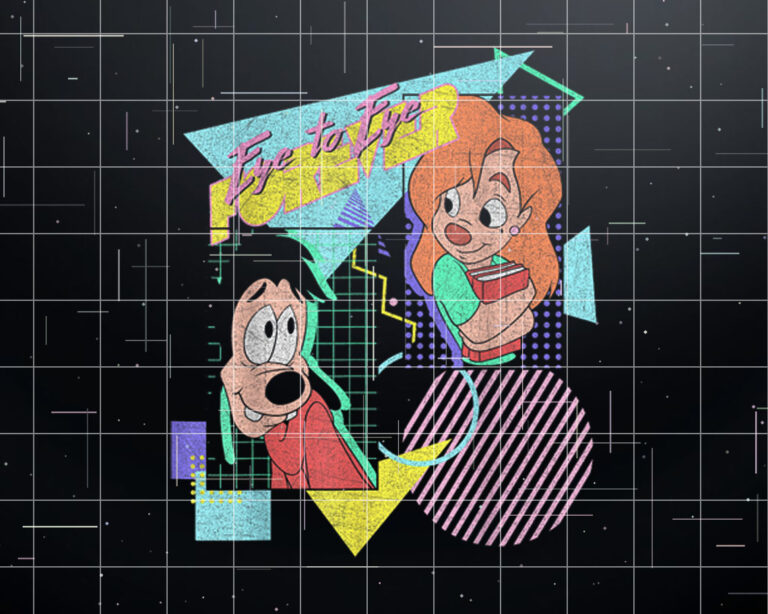 Disney A Goofy Movie Max  Roxanne Eye To Eye Poster Shirt PNG, DTF, DTG, Sublimation Design