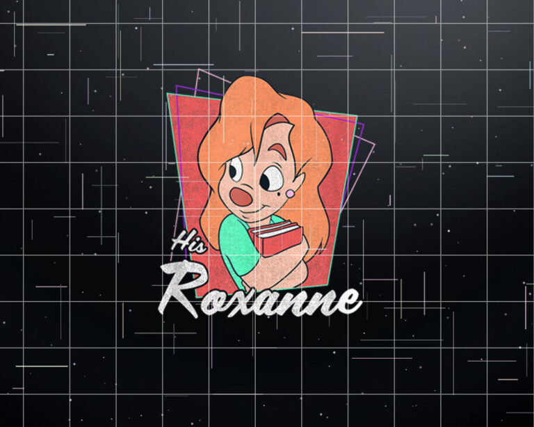 Disney A Goofy Movie Vintage Valentine His Roxanne Poster Shirt PNG, DTF, DTG, Sublimation Design