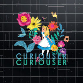 Disney Alice in Wonderland Curiouser  Curiouser Shirt PNG, DTF, DTG, Sublimation Design