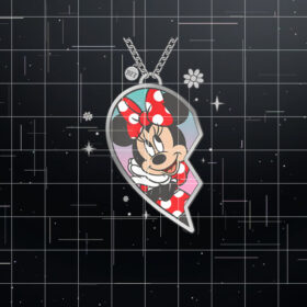 Disney BFF Best Friends Matching Heart Necklace Minnie Mouse Shirt PNG, DTF, DTG, Sublimation Design