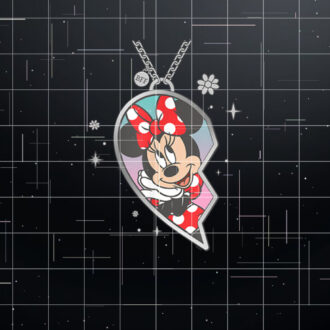 Disney BFF Best Friends Matching Heart Necklace Minnie Mouse Shirt PNG, DTF, DTG, Sublimation Design
