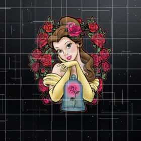 Disney Beauty And The Beast Belle Roses Graphic Shirt PNG, DTF, DTG, Sublimation Design