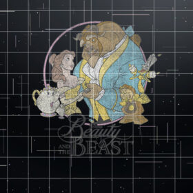 Disney Beauty And The Beast Classic Group Shot Shirt PNG, DTF, DTG, Sublimation Design