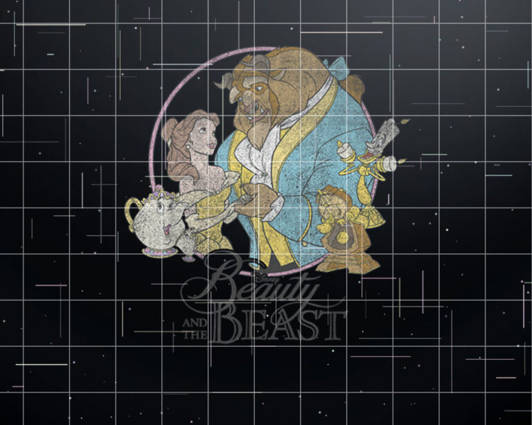 Disney Beauty And The Beast Classic Group Shot Shirt PNG, DTF, DTG, Sublimation Design