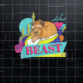 Disney Beauty and the Beast Couples Matching Her Beast Shirt PNG, DTF, DTG, Sublimation Design