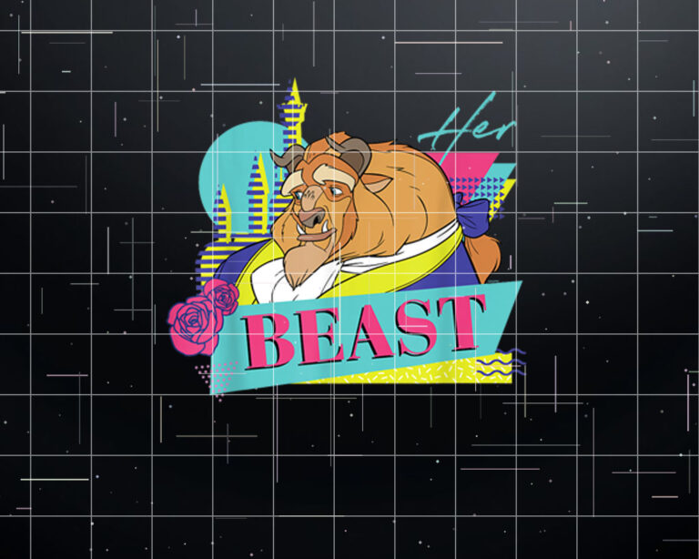 Disney Beauty and the Beast Couples Matching Her Beast Shirt PNG, DTF, DTG, Sublimation Design