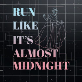 Disney Cinderella Run Like Midnight Ombre Shirt PNG, DTF, DTG, Sublimation Design