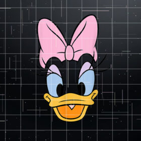 Disney Daisy Duck Big Face Shirt PNG, DTF, DTG, Sublimation Design