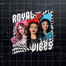 Disney Descendants 4 The Rise of Red Trio Royal Vibes Shirt PNG, DTF, DTG, Sublimation Design
