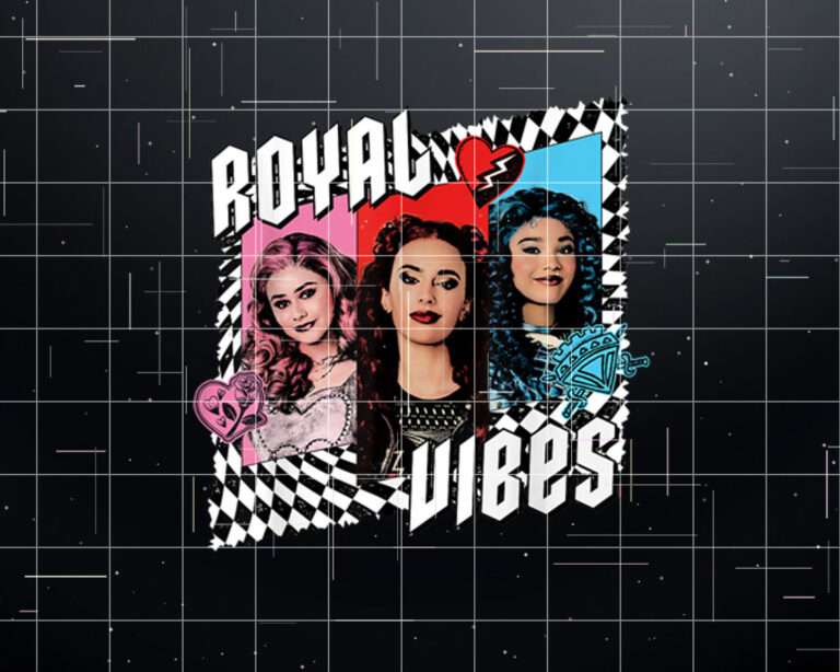 Disney Descendants 4 The Rise of Red Trio Royal Vibes Shirt PNG, DTF, DTG, Sublimation Design