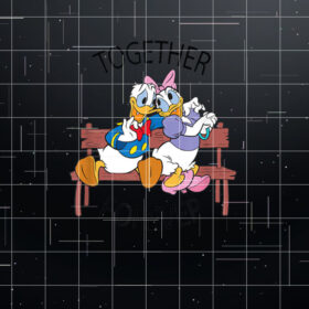 Disney Donald and Daisy Together Forever Shirt PNG, DTF, DTG, Sublimation Design
