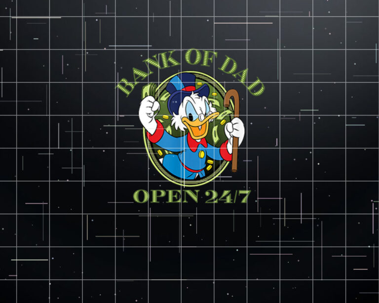 Disney DuckTales Bank of Dad Shirt PNG, DTF, DTG, Sublimation Design