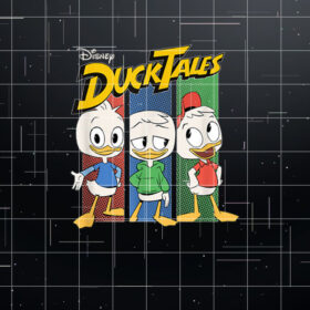 Disney DuckTales Dewey Huey  Louie Vertical Panels  Shirt PNG, DTF, DTG, Sublimation Design