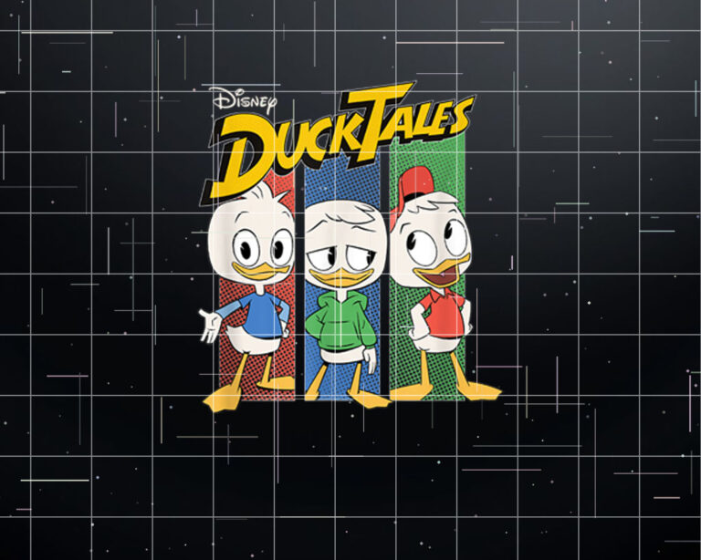 Disney DuckTales Dewey Huey  Louie Vertical Panels  Shirt PNG, DTF, DTG, Sublimation Design