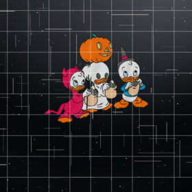 Disney DuckTales Halloween Trick Or Treat Costume Portrait Shirt PNG, DTF, DTG, Sublimation Design