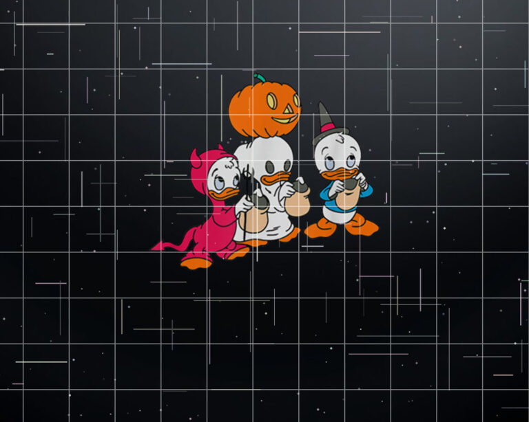 Disney DuckTales Halloween Trick Or Treat Costume Portrait Shirt PNG, DTF, DTG, Sublimation Design