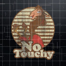 Disney Emperors New Groove Kuzco Llama No Touchy  Shirt PNG, DTF, DTG, Sublimation Design