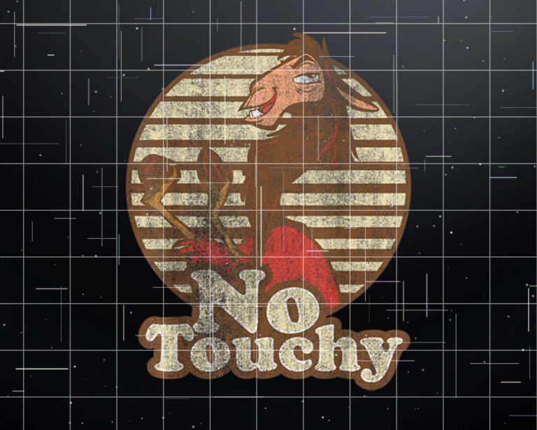 Disney Emperors New Groove Kuzco Llama No Touchy  Shirt PNG, DTF, DTG, Sublimation Design