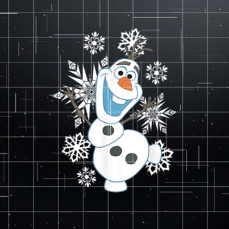 Disney Frozen Olaf Vintage Snowflake Magic Happy Portrait Shirt PNG, DTF, DTG, Sublimation Design