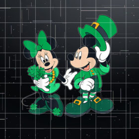 Disney Green Leprechaun Mickey  Minnie St Patricks Day Shirt PNG, DTF, DTG, Sublimation Design