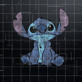 Disney Lilo  Stitch Distressed Stitch Portrait Shirt PNG, DTF, DTG, Sublimation Design