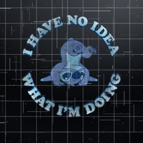 Disney Lilo  Stitch I Have No Idea What Im Doing Shirt PNG, DTF, DTG, Sublimation Design