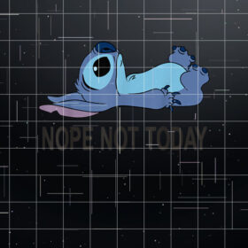 Disney Lilo  Stitch Nope Not Today Shirt PNG, DTF, DTG, Sublimation Design