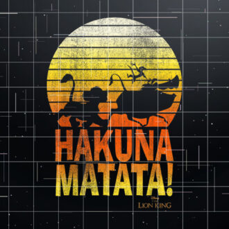 Disney Lion King Hakuna Matata Retro Distressed Group Shot Shirt PNG, DTF, DTG, Sublimation Design