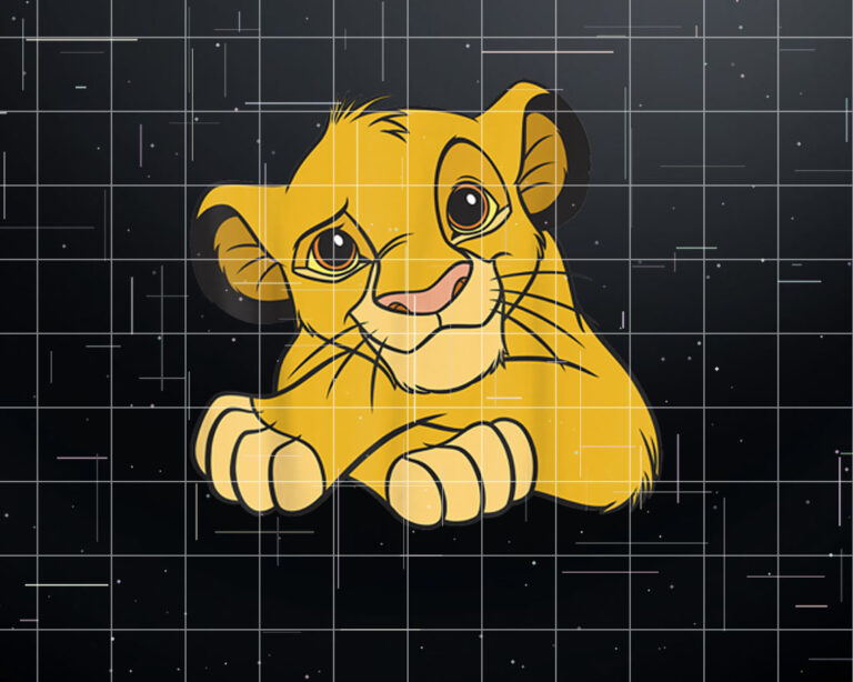 Disney Lion King Simba Casual Portrait Shirt PNG, DTF, DTG, Sublimation Design
