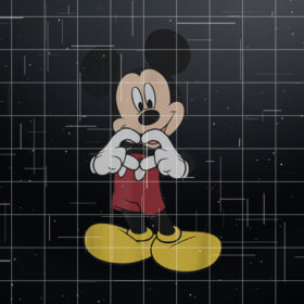 Disney Mickey And Friends Classic Mickey Heart Hand Portrait Shirt PNG, DTF, DTG, Sublimation Design