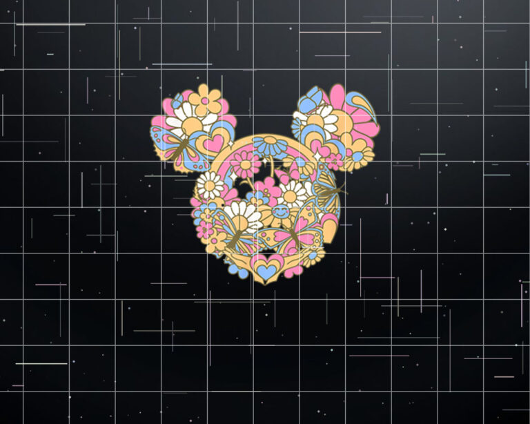 Disney Mickey And Friends Cottagecore Mickey Ears Floral Shirt PNG, DTF, DTG, Sublimation Design