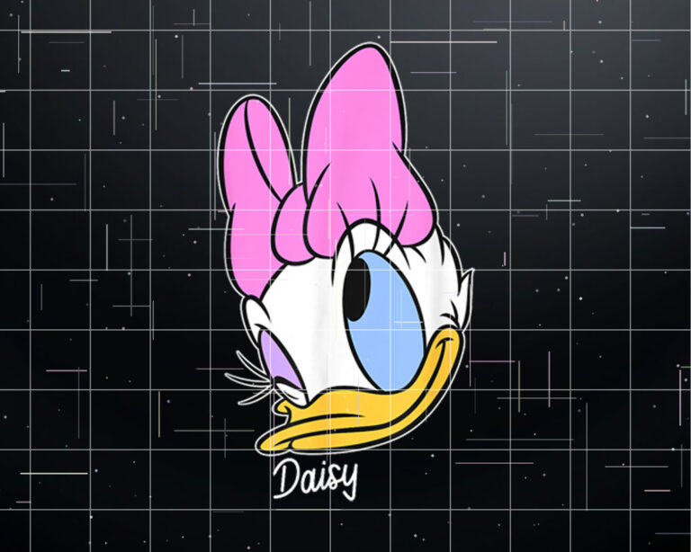 Disney Mickey And Friends Daisy Big Face Shirt PNG, DTF, DTG, Sublimation Design